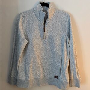 Women’s Gray Quarter-Zip Sweater LL Bean